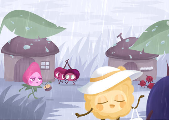 Creating a Background Based on Invader ZIM